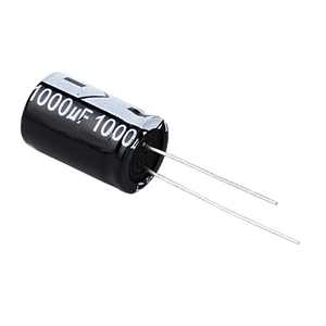 ตัวเก็บประจุอลูมิเนียมอิเล็กโทรลีติค odm/oem 470uF 35V ชิ้นส่วนอิเล็กทรอนิกส์ที่มีขั้วถูกต้อง