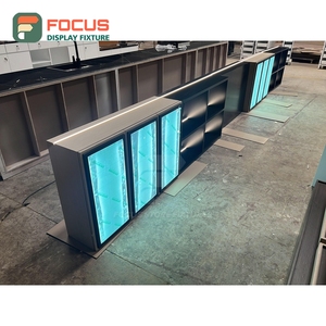 เคาน์เตอร์บริการคาเฟ่แบบตั้งอิสระ แผงกระจกนิรภัย เคาน์เตอร์หน้าร้าน เคาน์เตอร์บริการหน้าร้านค้า - Product Image 4