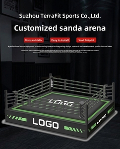 Rings de boxe sur mesure, fabrication directe d'usine, plateformes de combat Sanda/<span class=keywords><strong>MMA</strong></span>, structure en tube d'acier épaissi, résistant aux chocs - Product Image 5