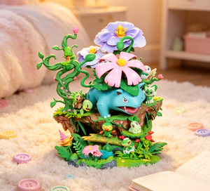 [DST] Statue LED Diorama Édition Personnalisée 3 Designs Vortex de Feu, Récif Aquatique, <span class=keywords><strong>Tour</strong></span> de Roche Scellée - Product Image 3