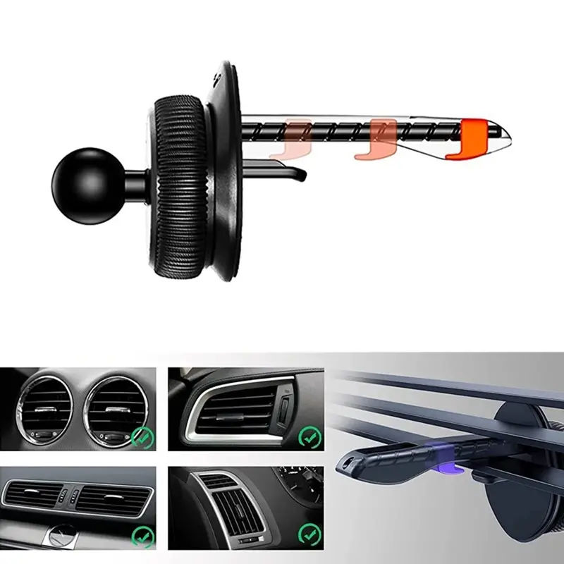 Универсальный Автомобильный держатель для телефона, 17 мм шаровая Головка для автомобильного вентиляционного отверстия, держатель для мобильного телефона, магнитные автомобильные воздушные розетки, поддержка телефона