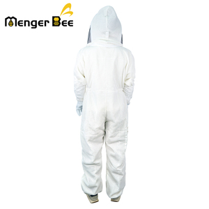 ชุดการเลี้ยงผึ้งผ้าฝ้าย3ชั้นสำหรับฟาร์มเลี้ยงผึ้งระบายอากาศได้ดีมีม่านทรงกลมและซิปจากโรงงาน USA - Product Image 6