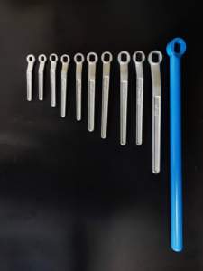 도면 및 샘플 기반으로 표준 DE 타입 SW9, 11, 12, 14, 17 강철 밸브 핸들 볼 밸브 렌치 공급. - Product Image 1