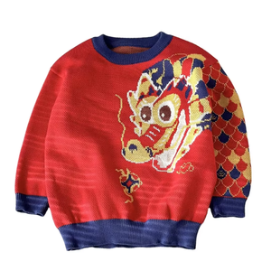 เสื้อกันหนาวถักแขนยาวสำหรับเด็กผู้หญิงเสื้อผ้าเด็ก - Product Image 1