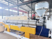 Línea de Producción de Extrusión de Membrana Impermeable de PVC con Extrusora de Doble Tornillo Personalizable, Bomba y Rodamiento de Ahorro Energético