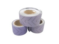 Rouleau de ponçage céramique avec support en film 70 mm x 12 m, bande abrasive anti-colmatage P400 P600 P800 P1000 P1200 pour ponçage de base et polissage fin