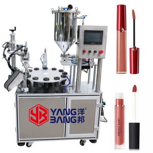 Máquina de llenado y tapado de maquillaje de lápiz labial para rímel de brillo de labios semiautomática, para equipos de producción de cosméticos, - Product Image 1