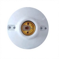 Douille de lampe en céramique F506 E27 à filetage complet de quatre pouces, résistante aux hautes températures, ignifuge, multi-usage, 240V pour la maison