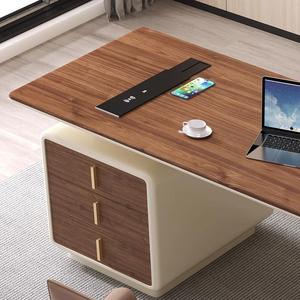 Design moderno scrivania da ufficio di lusso a casa tavolo scrivania <span class=keywords><strong>e</strong></span> sedia per ufficio tavolo esecutivo Ceo tavolo - Product Image 5