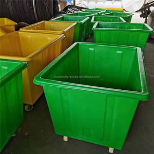 دلو علف للخيول، دلو ماء، أنبوب، دلو طعام مع عجلات بسعة 300 لتر، 400 لتر، 450 لتر، 500 لتر - Product Image 3