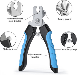 Professional Stainless Steel <b>Pet</b> Nail <b>Clipper</b> Dog Eco-Friendly Grooming Trimmer Safety Guard ABS Material Easy Cleaning <b>for</b> - Product Image 4