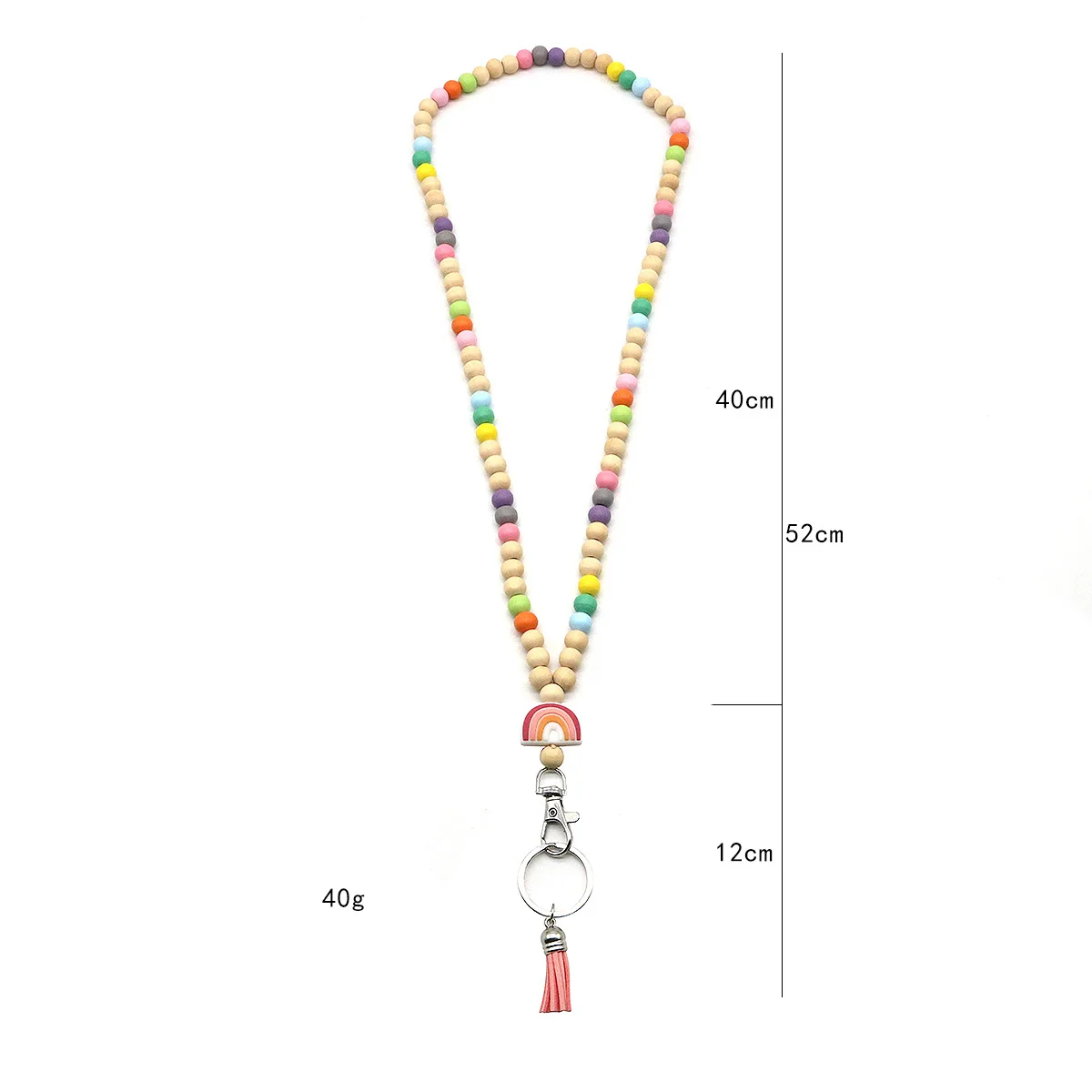 New Teacher Lanyard Gold and White Beaded Lanyard Classy Personalized Lanyard Customized Badge Holder