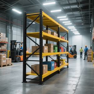 Pabrik 6-lapisan bolless rak dapat disesuaikan 300kg korosi dilindungi garasi gudang tugas berat rak & rak industri - Product Image 2