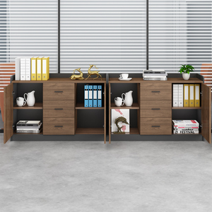 סגנון מודרני פתוח תצוגה mdf ספריית ספר מדף 48 x33 ס "מ זכוכית תיוק בית ארונות תיקיית דיבילר - Product Image 2