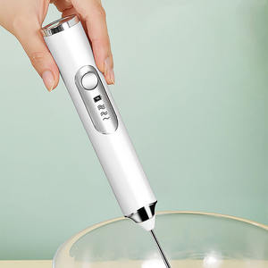 Kırmızı süt köpürtücü el ile 2 kafaları kahve çırpma köpük mikser ile USB şarj edilebilir <span class=keywords><strong>3</strong></span> hızları el Latte için Latte, Cappuccino - Product Image 4