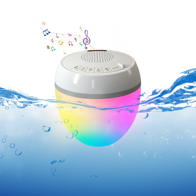 Dj Mini Speakers Outdoor New Light Speaker Unique Design Thermometer Wireless Floating Pool Speaker