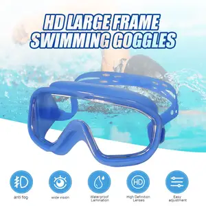 New Star Factory Direct Advanced Panoramic Swimming Glasses for Adult Silicone Straps Swimming Goggles Waterproof