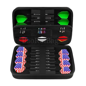 Custom Wholesale EVA Darts Set Bags Packaging Box Case For 3/6/9 Darts Set Steel Tip