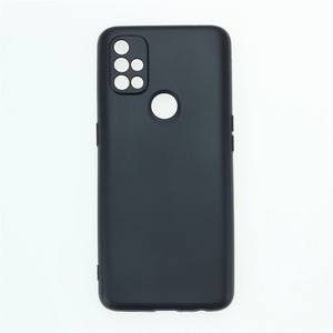 Fabricante al por mayor mate TPU casos suave esmerilado contraportada funda de silicona para teléfono móvil para <span class=keywords><strong>Oneplus</strong></span> <span class=keywords><strong>Nord</strong></span> <span class=keywords><strong>N10</strong></span> 5G negro - Product Image 1