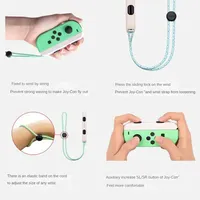 Sangle de remplacement élastique noire pour manette Nintendo Joy-Cons NS par accessoires de jeu Joycons