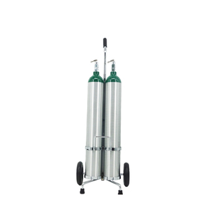 Mid-Star vận chuyển nhôm E kích thước y tế oxy Tank giỏ hàng điều chỉnh CGA 870 bệnh nhân nhà oxy thiết bị trị liệu - Product Image 2