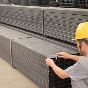 Tubo in acciaio inossidabile zincato ERW 12m taglio nero piegatura produttori saldati quadrato in acciaio al carbonio - Product Image 4