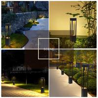Vente chaude IP65 Étanche Extérieur Jardin Pelouse Lumières Solaire Alimenté Éclairage Décoratif pour Villa Jardins et Parcs