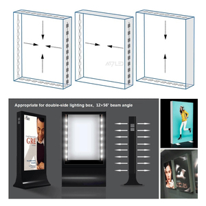 Module d'éclairage publicitaire à double face haute luminosité, blanc, 2,8 W, IP67, LED SMD3535, 12 V, module à éclairage périphérique flexible pour signalétique - Product Image 5