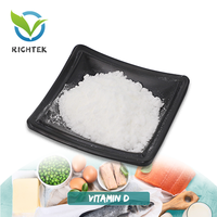 Poudre de Vitamine D3 de haute pureté à base de lichens végétaliens, soluble dans l'eau, de marque MICROCELL de Richtek Ltd, matière première en gros