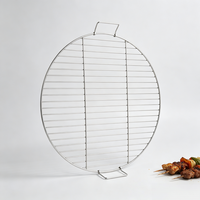 Grille de cuisson en maille pour barbecue, rôtissoire pour foyer extérieur, outil de service alimentaire pour camping, randonnée, pique-nique, fête de jardin et jardin