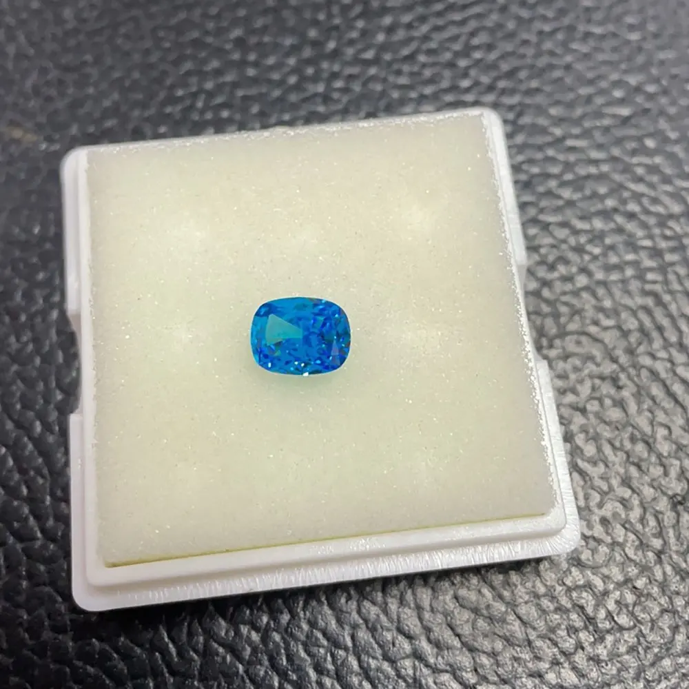 Gemsyogi Piedra Natural de topacio Azul de 8 x 5 mm para Hacer Joyas