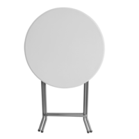 Table pliante de camping en plastique PP blanc de haute qualité, durable, imperméable et empilable pour une utilisation en extérieur dans les parcs et les cours