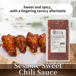 <span class=keywords><strong>Sauce</strong></span> au sésame et au <span class=keywords><strong>chili</strong></span> sucré de style thaïlandais certifiée halal avec ail en boîte de 1kg pour barbecue et trempage - Product Image 2