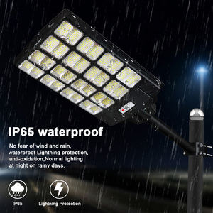 Lampadaire <span class=keywords><strong>solaire</strong></span> LED intégré tout-en-un BOYI en plastique ABS, étanche IP65, 500W, 800W, 1000W, pour <span class=keywords><strong>extérieur</strong></span> - Product Image 4