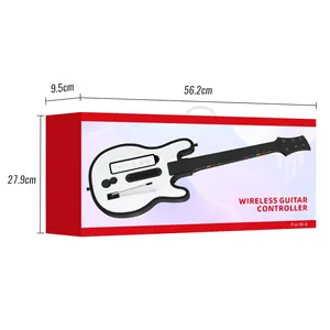 Không Dây <span class=keywords><strong>Guitar</strong></span> Điều Khiển Cho Nintendo Wii Từ Xa Hỗ Trợ <span class=keywords><strong>Guitar</strong></span> Anh Hùng Và Ban Nhạc Rock 2 Wii U Trò Chơi Với Dây Đeo & RGB Ánh Sáng - Product Image 5