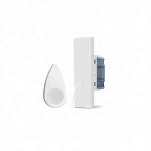 ZEN <b>Line</b> White Single Pole Bathroom Pull Button <b>Switch</b> - Product Image 2