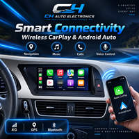 Autoradio pour Audi A4 2009-2016 Écran tactile IPS 8,8 pouces CarPlay Navigation GPS Bluetooth WIFI SIM DSP FM AM