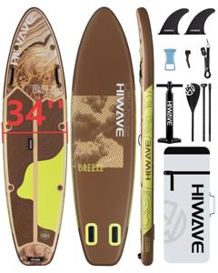 สินค้ามาใหม่ บอร์ดตกปลาขนาด 11'x34''x6'' บอร์ด SUP แบบกำหนดเองได้ ขายดี บอร์ดโต้คลื่นแบบเป่าลม สำหรับเล่นในทะเล HW10/7 W - Product Image 1