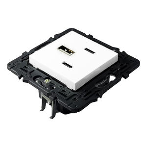 QIN 20W Zigbee Type C Prise de charge rapide <span class=keywords><strong>3</strong></span> ports USB + Type C Compatible avec la plaque frontale <span class=keywords><strong>Legrand</strong></span> - Product Image 3