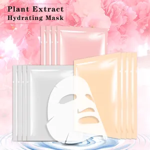 Befeuchten Sie individuell Private Label Face Fabric Gesichts maske Collagen Crystal Facial Sheet Face Body Mask
