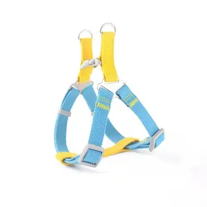 Manufacturer Wholesale Color Contrast Polyester Canvas Design Step in Dog Harness for Medium Sized Dogs