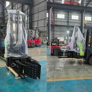 DLX Factory Customization Forklift Full Electric Drum Lift Stacker Handling Equipment Electric Paper Roll <strong>Clamp</strong> Stacker 3 Ton - Product Image 6