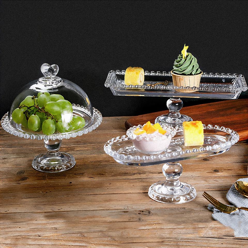 Fancy Cake Snack Dish Stand - Decorative Sundae Cup