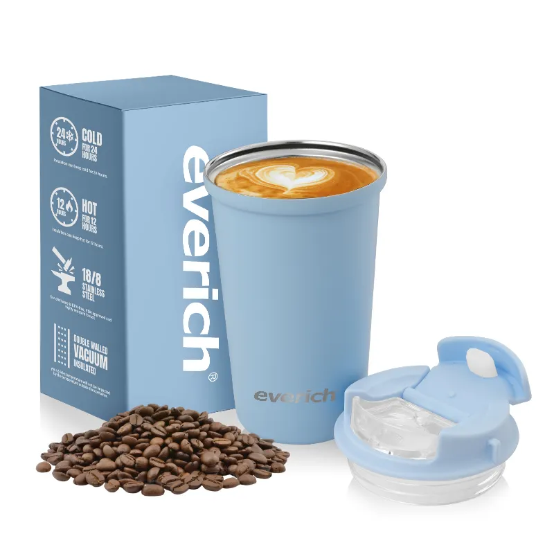 Tùy chỉnh 12oz 350ml thép không gỉ cốc cà phê bị rò rỉ bằng chứng ly du lịch Mug cho uống, thực phẩm cấp vật liệu