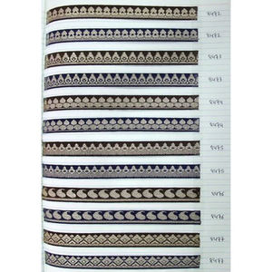 Tissu textile jacquard argenté écologique de haute qualité avec motif brodé, 5 yards MOQ, style africain, style fantaisie - Product Image 3