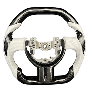 Piezas Interiores de Automóvil Personalizadas para Toyota 86/<span class=keywords><strong>Subaru</strong></span> <span class=keywords><strong>BRZ</strong></span>/Scion FRS 2013 <span class=keywords><strong>2014</strong></span> 2015 2016, Volante de Fibra de Carbono Real de Alta Calidad - Product Image 2