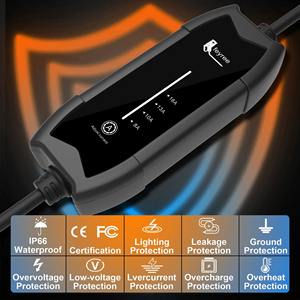 Chargeur de voiture électrique portable Feyree NACS 3,5 kW pour Tesla 16A, station de charge rapide portable réglable IP66, chargeur EV intelligent 264V - Product Image 3