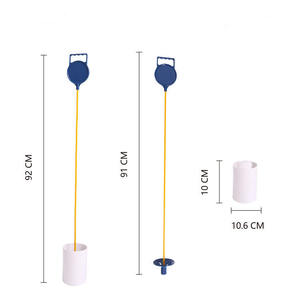 Venta al por mayor de mini postes de bandera de golf personalizados campo de prácticas Putting Green Marker Hole Cup Set Golf Pole Pin Flagpole con Hole Cup - Product Image 2