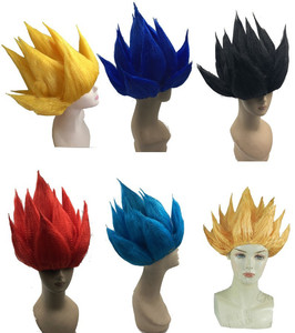 Disfraces de Cosplay de Anime para hombres y niños, peluca negra, amarilla y azul, para Halloween, <span class=keywords><strong>carnaval</strong></span>, fiesta y espectáculo - Product Image 1