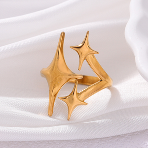 Anillos de compromiso de acero inoxidable al por mayor para mujer, anillo de compromiso con ajuste de solitario de circonita cúbica Idea de regalo - Product Image 3